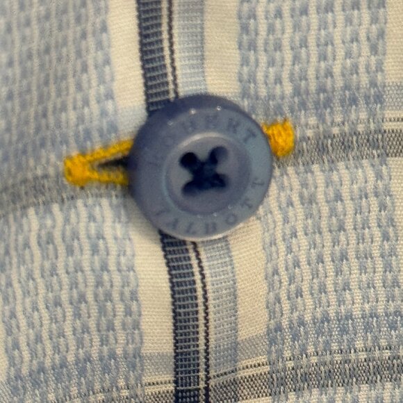 Robert Talbott XL Blue Check Dress Shirt Bundle and Save - Picture 8 of 8